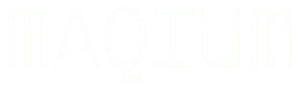 maqium logo blanco