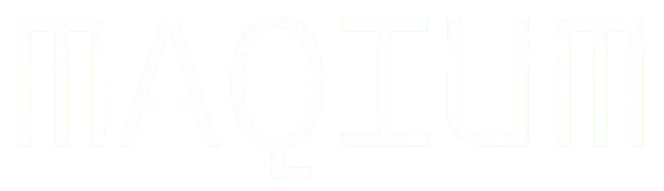 maqium logo blanco