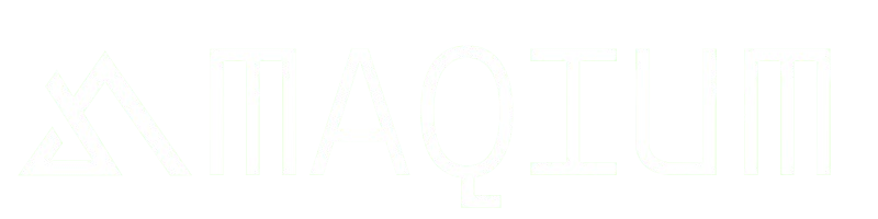 maqium logo blanco